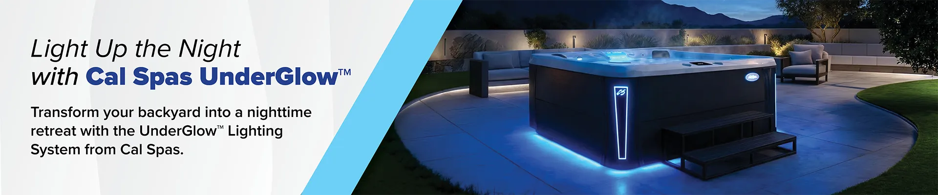 Calspas hot tub being used in a family setting - Joshua Tree